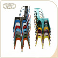 Silla de madera industrial colorida al por mayor del metal de Seat del diseño simple del vintage